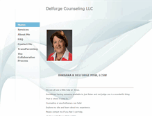 Tablet Screenshot of delforgecounseling.com